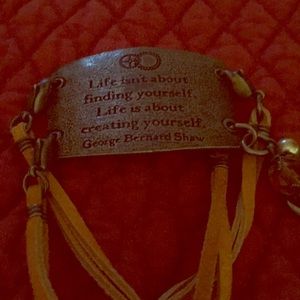 Lenny & Eva Sentiment and Bracelets GB Shaw Quote